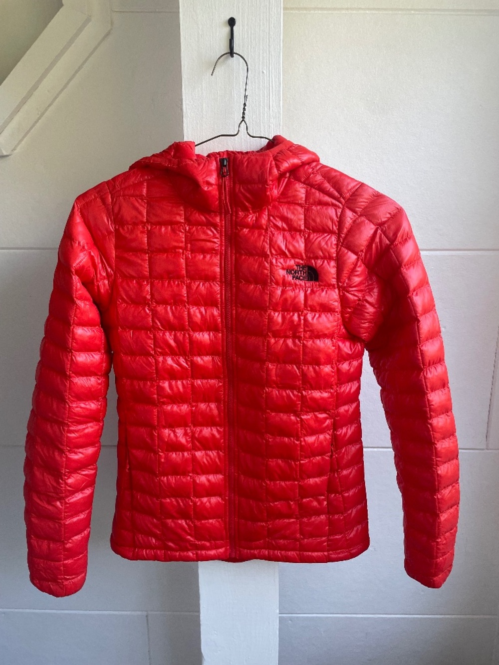 The North Face Women's ThermoBall Eco Hoodie Orange/Red Women's XS EUC